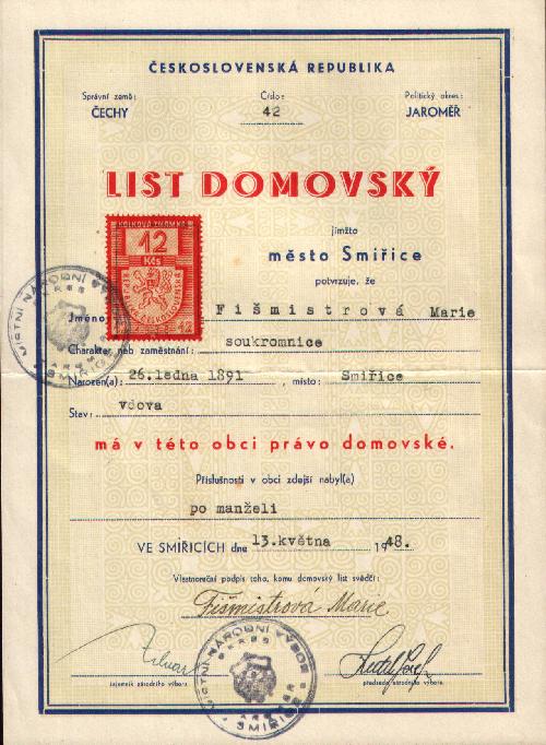 List domovsk