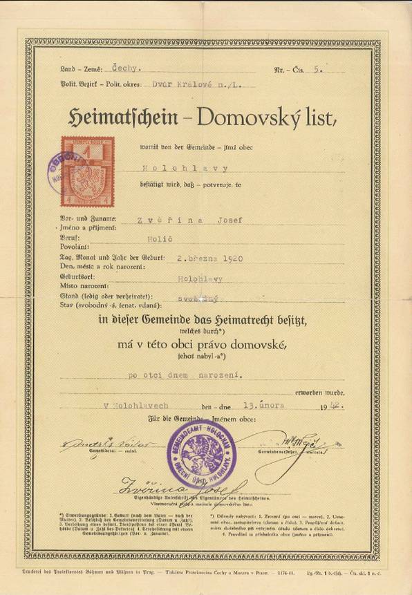 List domovský