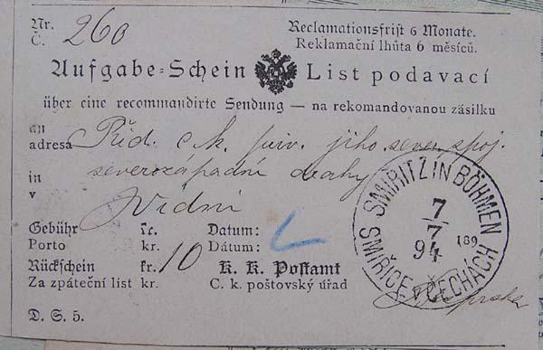 pošta Smiřice