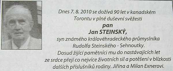 Steinsk - Sehnoutka