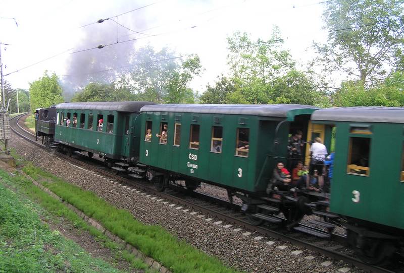 parní vlak