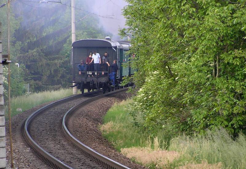 parní vlak