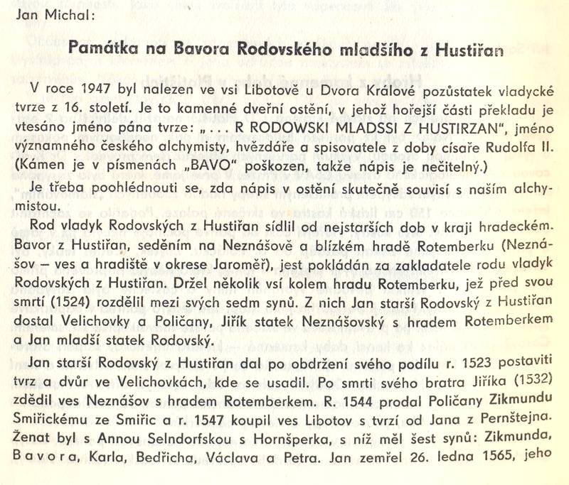 Bavor Rodovský