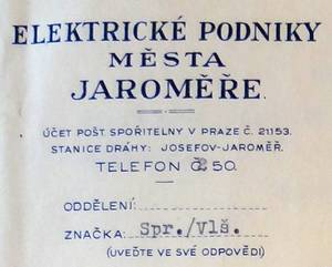 hlavička dopisu