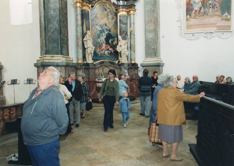 otevření kostela