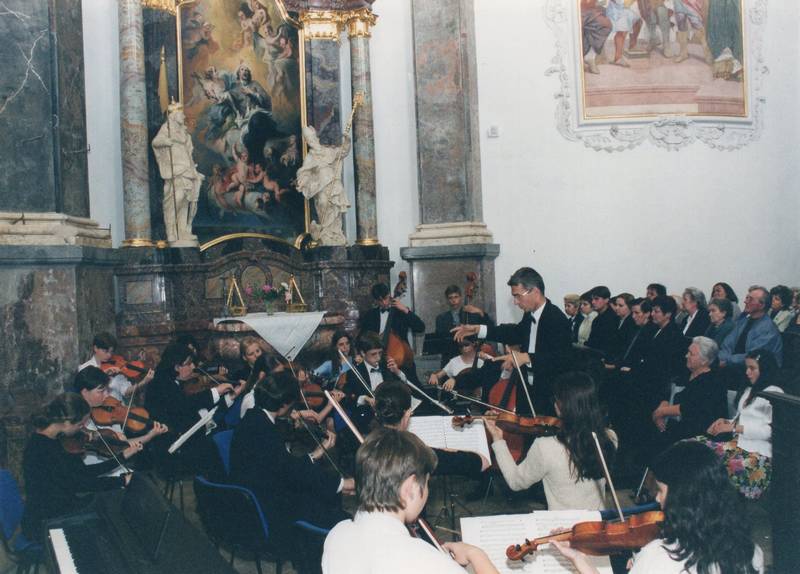 otevření kostela