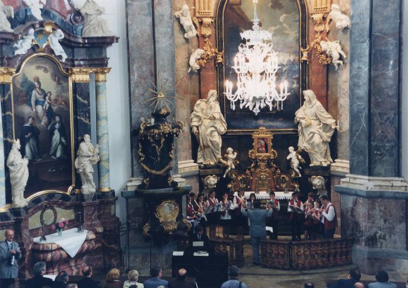 otevření kostela