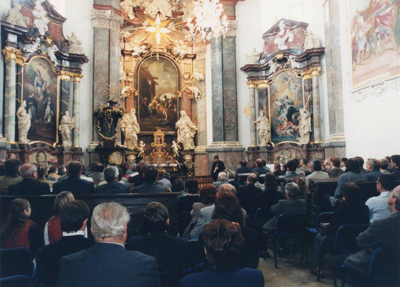 otevření kostela
