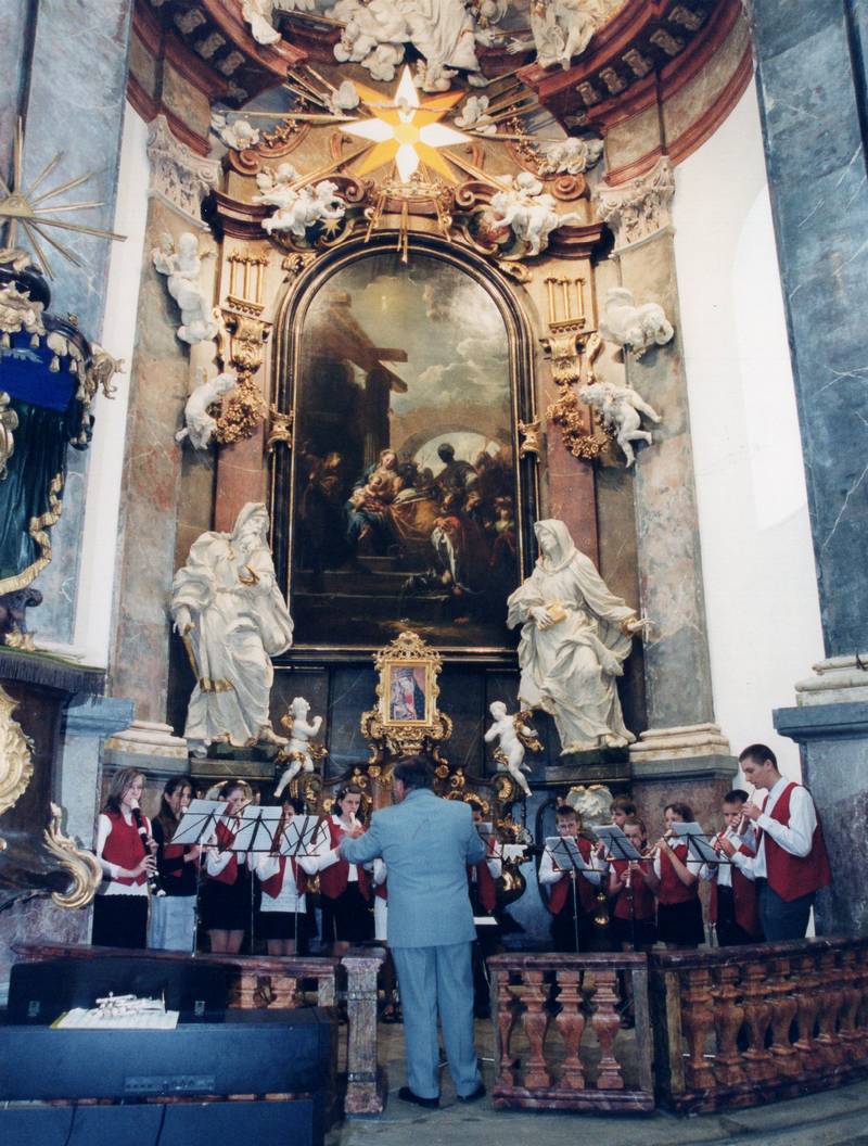 otevření kostela