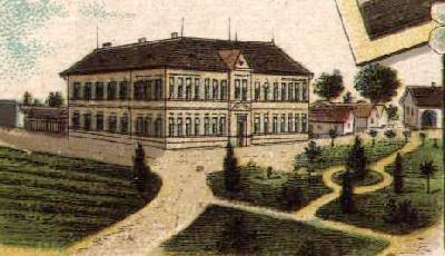 škola na pohlednici