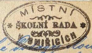 Místní školní rada v Smiřicích 1893