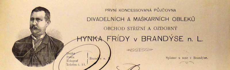 Hynek Frida - hlavika dopisu