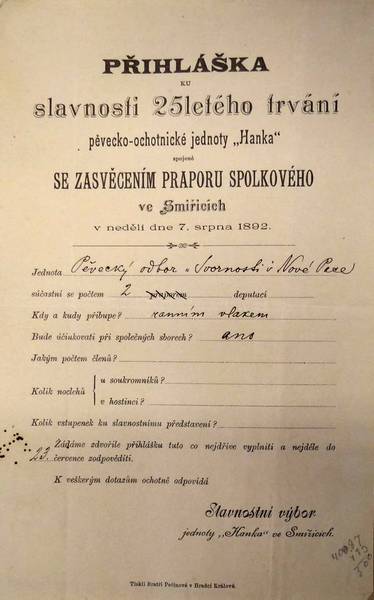vracena pozvanka