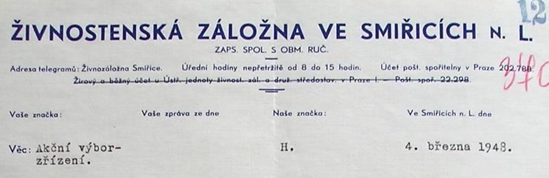 hlavička dopisu