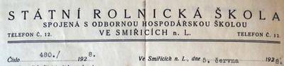 hlavička dopisu