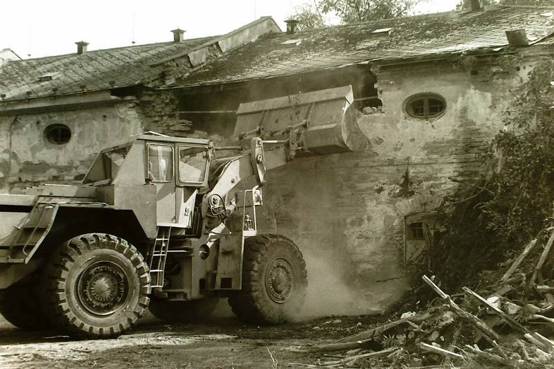 bourání rotovny