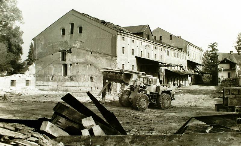 bourání rotovny