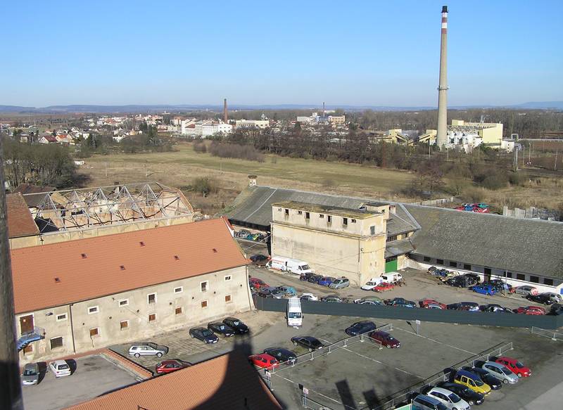 pohled z věže