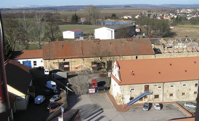 pohled z věže
